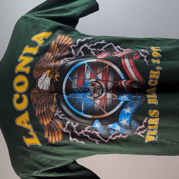 Vintage 1997 Laconia Weirs Beach Single Stitch Tee Shirt - Picture 11 of 12